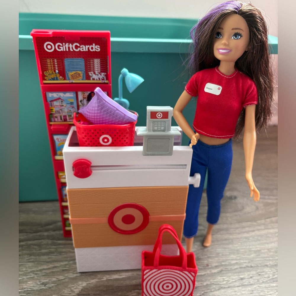 Barbie Skippers First Job Target Doll with Checkout Stand and Accessories